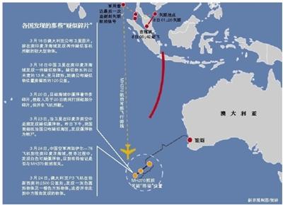 马来西亚总理宣布MH370“终结”于南印度洋