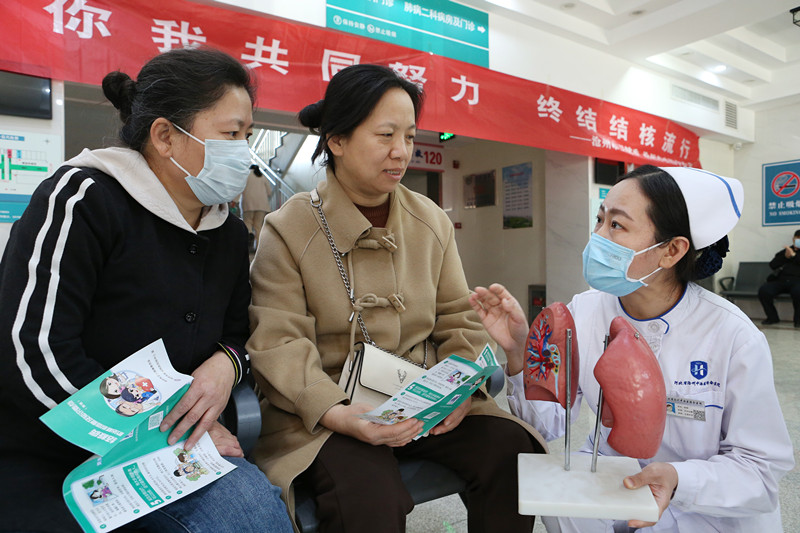 河北沧州:开展结核病防治宣传活动