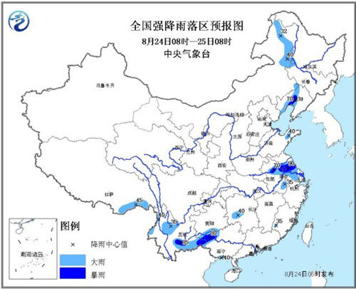 江淮云南等地有较强降水 辽宁吉林旱区将现降雨
